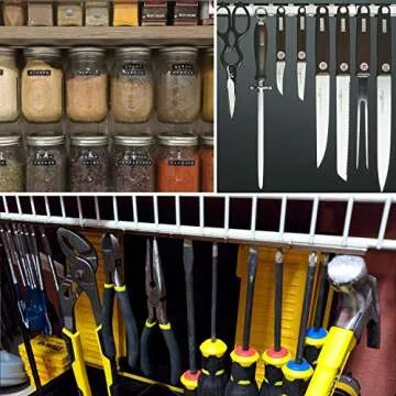 LOVIMAG Powerful Neodymium Bar Magnets, Rare-Earth Metal Neodymium Magnet - 60 x 10 x 3 mm, Pack of 12