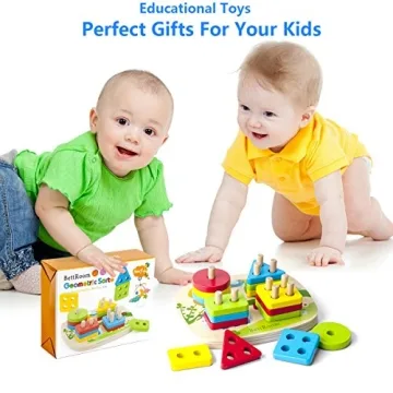 BettRoom Educational Stacking Blocks for Toddlers