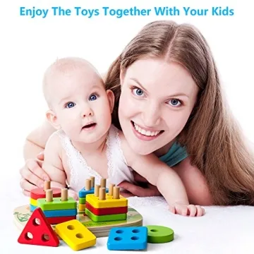 BettRoom Educational Stacking Blocks for Toddlers