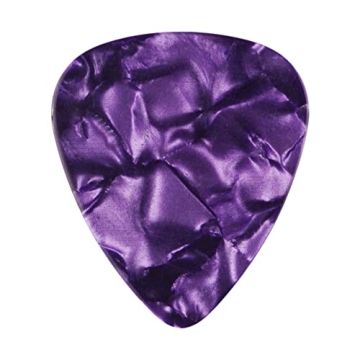 Celluloid Purple Pearl Guitar Picks - 6 Pack 0.71 mm