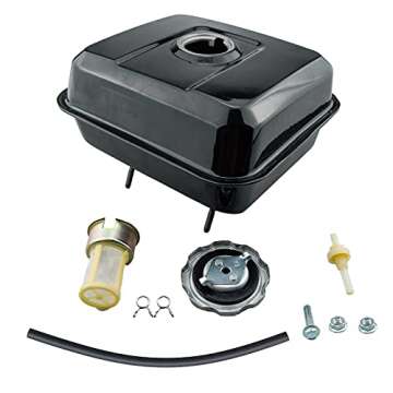 Ruma Gas Fuel Tank Kit Compatible with Honda GX160 GX200 GX140 Engine Harbor Freight 212 173 R210 Engine Go Kart Baja Warrior Heat 5.5hp 6.5hp Mb165 Mb200 Mini Bike and More