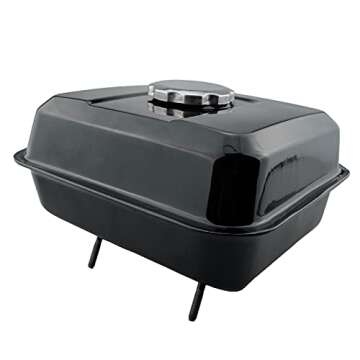 Ruma Gas Fuel Tank Kit Compatible with Honda GX160 GX200 GX140 Engine Harbor Freight 212 173 R210 Engine Go Kart Baja Warrior Heat 5.5hp 6.5hp Mb165 Mb200 Mini Bike and More