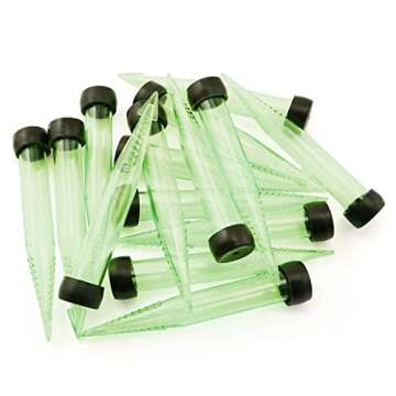 XGNG 36PCS Floral Water Tubes, Rose Flower Water Tubes, for Flower Arrangement