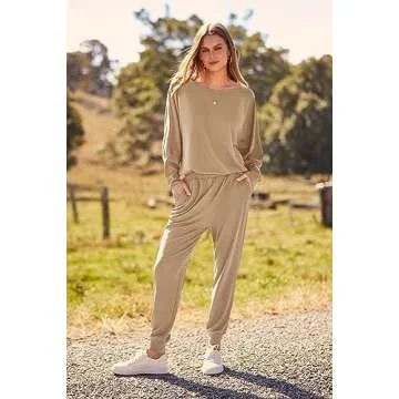 PRETTYGARDEN Women’s Fashion 2 Piece Sweatsuit for Fall