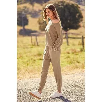 PRETTYGARDEN Women’s Fashion 2 Piece Sweatsuit for Fall