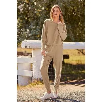 PRETTYGARDEN Women’s Fashion 2 Piece Sweatsuit for Fall