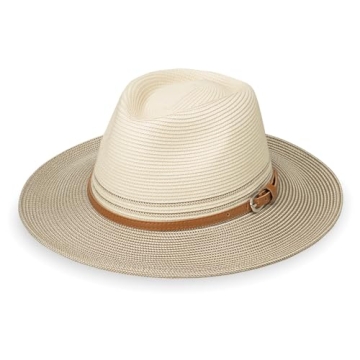 Wallaroo Women’s Kristy Fedora – Chic Sun Protection Hat for Travel and Adventure