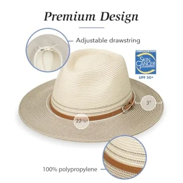 Wallaroo Kristy Fedora for Women - Stylish Sun Protection Hat
