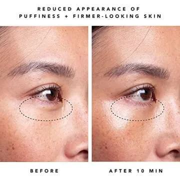 HERBIVORE Moon Dew 1% Bakuchiol + Peptides Retinol Alternative Anti Aging Eye Cream Reduces Fine Lines, Wrinkles & Puffiness, Plant-based, Vegan, Cruelty-free, 15mL / 0.5 oz