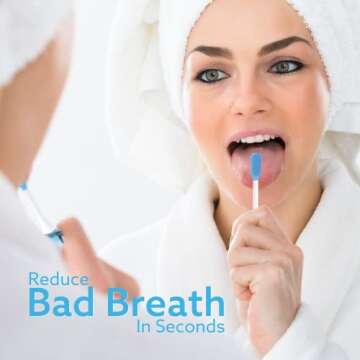 GO SMILE Pro Oral Care Easy Brushing Accessories - Nylon Toothbrush Replacement, Silicone Tongue Scraper, & Interdental Brush - Odor Eliminator Deep Cleaning Oral Health 3 Piece Periodontal Set