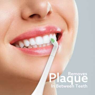 GO SMILE Pro Oral Care Easy Brushing Accessories - Nylon Toothbrush Replacement, Silicone Tongue Scraper, & Interdental Brush - Odor Eliminator Deep Cleaning Oral Health 3 Piece Periodontal Set