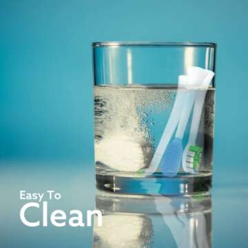 GO SMILE Pro Oral Care Easy Brushing Accessories - Nylon Toothbrush Replacement, Silicone Tongue Scraper, & Interdental Brush - Odor Eliminator Deep Cleaning Oral Health 3 Piece Periodontal Set