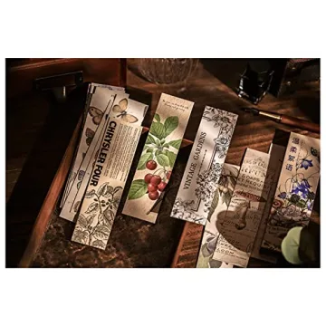 Vintage Butterfly Flower Bookmarks Set of 30 for All Ages