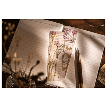 Vintage Butterfly Flower Bookmarks Set of 30 for All Ages