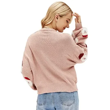 Lesmart Women’s Christmas Sweater - Funny Santa Design