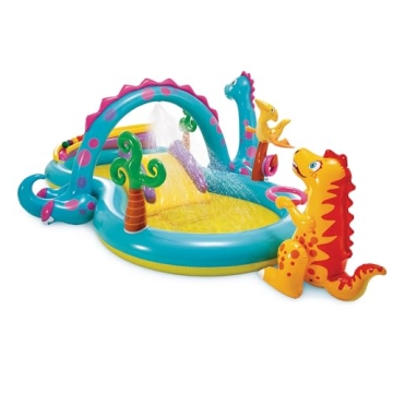 Intex 11' x 7.5' Dinoland Play Center for Summer Fun