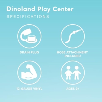 Intex 11' x 7.5' Dinoland Play Center for Summer Fun