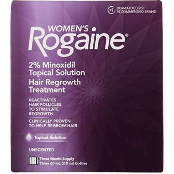 Rogaine Womens Hair Regrowth Treatment, 6 Fluid Ounce - 6 per case.
