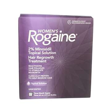 Rogaine Womens Hair Regrowth Treatment, 6 Fluid Ounce - 6 per case.