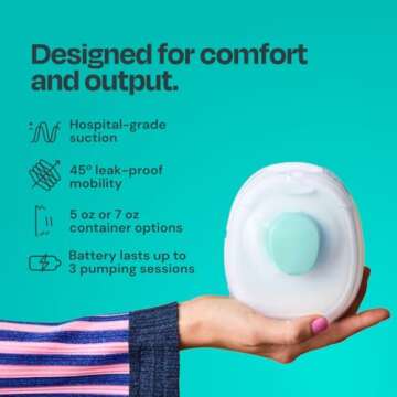 Willow Go Wearable Breast Pump - Hands Free & Portable