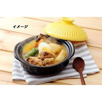 Ginpo Pottery Chrysanthemum Flower Earthenware Banko Ware (No. 6 / Lapis/Single Person/Single Pot) "Next Generation Earthenpot to Decorate Your Table" Stylish, Direct Fire