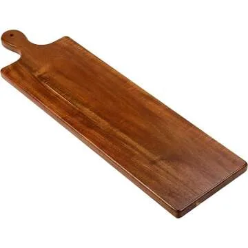 Acacia Wooden Cheese Board - Large Serving Platter