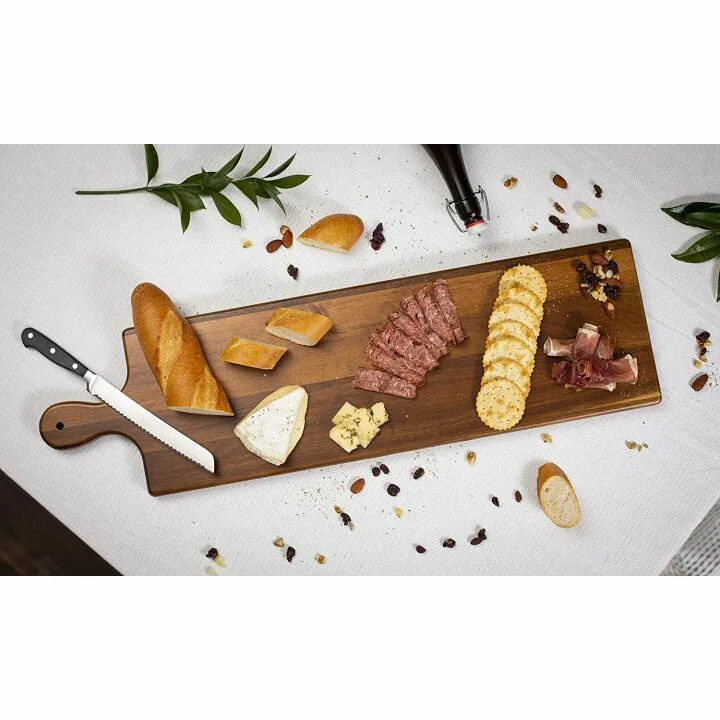 Acacia Wooden Cheese Board - Large Serving Platter