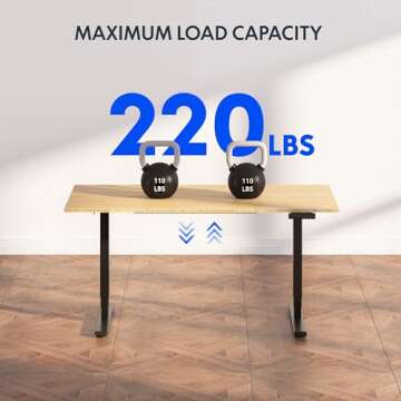 FLEXISPOT E6 Essential Bamboo Electric Standing Desk