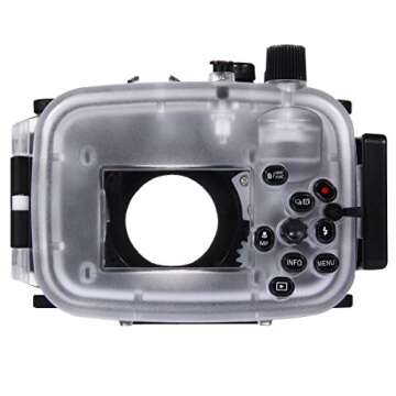 PULUZ 40m Underwater Depth Diving Case Waterproof Camera Housing for Canon G7 X Mark II