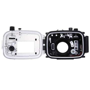 PULUZ 40m Underwater Depth Diving Case Waterproof Camera Housing for Canon G7 X Mark II