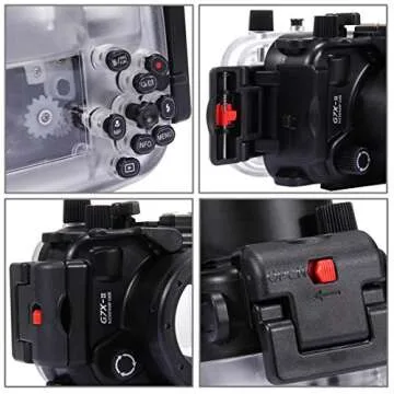 PULUZ 40m Waterproof Camera Housing for Canon G7X Mark II