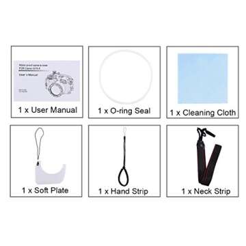 PULUZ 40m Underwater Depth Diving Case Waterproof Camera Housing for Canon G7 X Mark II