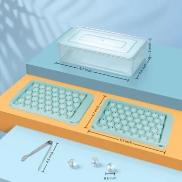 WIBIMEN Round Ice Cube Tray - Perfect for Your Freezer