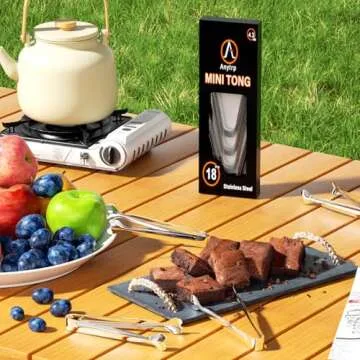 Elegant Mini Serving Tongs Set for Every Occasion