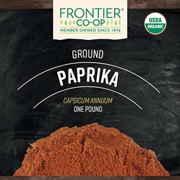 Frontier Co-op Organic Paprika Powder for All Cooking Needs