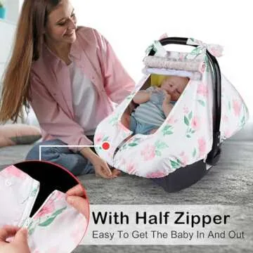 Unicorn Castle Baby Car Seat Cover for All Seasons