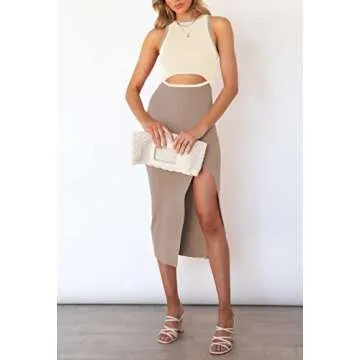 Pink Queen Women's Cutout Midi Dress for Every Occasion