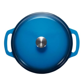 Amazon Basics Enameled Cast Iron Dutch Oven for All Cooking