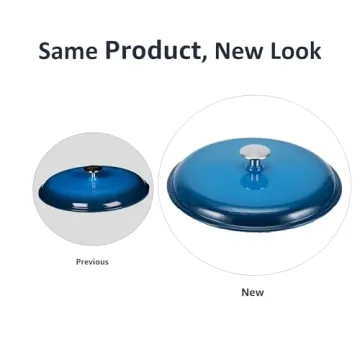 Amazon Basics Enameled Cast Iron Dutch Oven for All Cooking