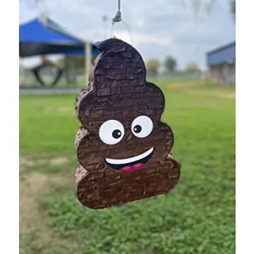 Funny Poop Piñata 4-Piece Set for Parties and Fun