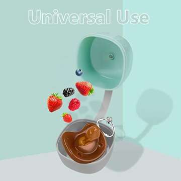 LANEYLI Pacifier Case Pacifier Holder Case Pacifier Clip Binky Holder Case Pacifier Box Pacifier Accessories 2 Pack, Macaron Pink