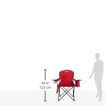 Coleman Portable Camping Chair with Cooler for Outdoors