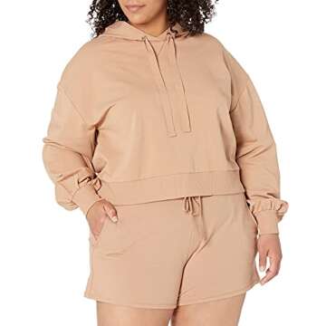 Mayla Boxy Cropped Hoodie – Chic & Cozy Women's Fashion