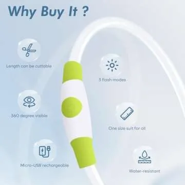 BSEEN Light Up Dog Collar, Rechargeable LED Pet Collar TPU Cuttable Lighted Puppy Necklace Glowing Dog Lights for Night Walking (Green)