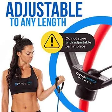 DynaPro Adjustable Resistance Bands for Workouts and Therapy