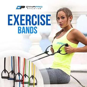 DynaPro Adjustable Resistance Bands for Workouts and Therapy
