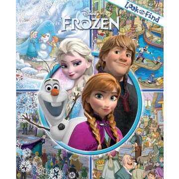 Disney Frozen Elsa, Anna, Olaf, and More! - Look and Find Activity Book - PI Kids