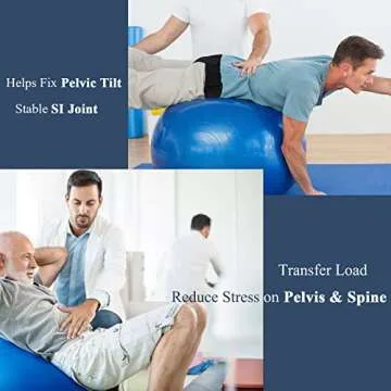 JOMECA V-Sling Pelvic Support Belt for Prolapse, Pregnancy SPD, Vulvar Varicosities, LCS, Pelvic Floor, Organ Prolapse Support Relieve Tilted or Twisted Pelvis Girdle Pain (Black Small)