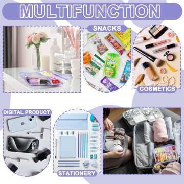 Stylish TESAFNG Snack Bag - Clear Chenille Tote for Women