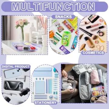 Stylish TESAFNG Snack Bag - Clear Chenille Tote for Women